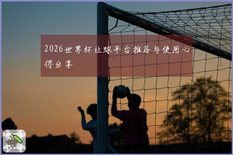 2026世界杯让球平台推荐与使用心得分享