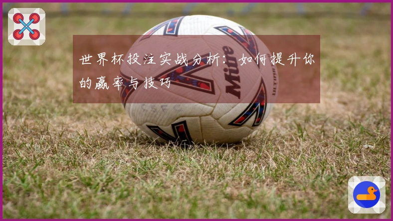 世界杯投注实战分析：如何提升你的赢率与技巧