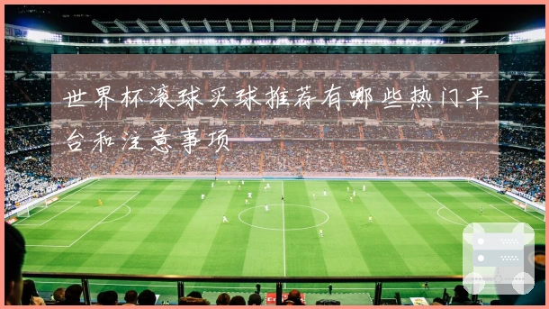 世界杯滚球买球推荐有哪些热门平台和注意事项